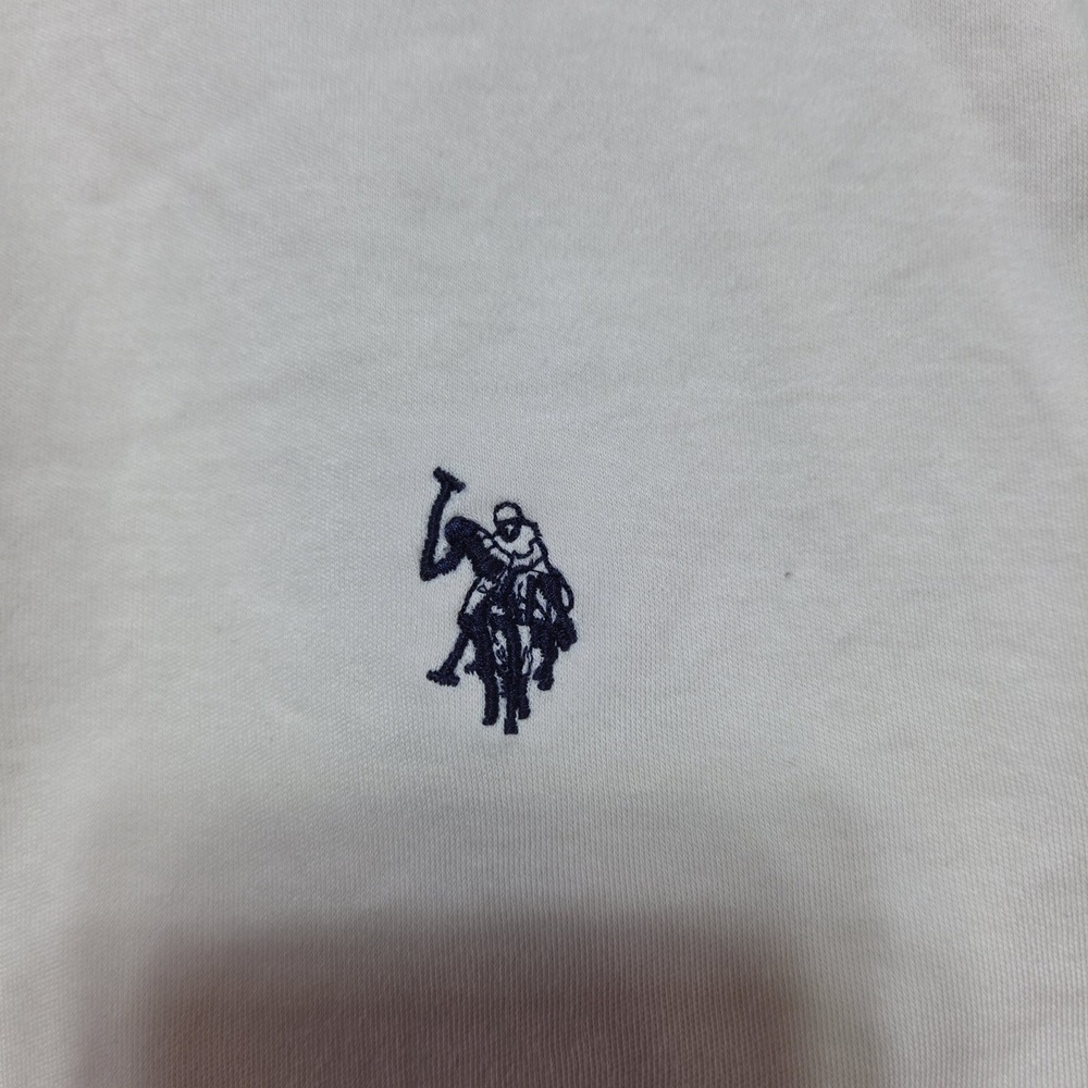 Polo Ralph Lauren Polo Shirt Men L Cream Short Sleeve Cotton Pique Pony Logo - Picture 3 of 9